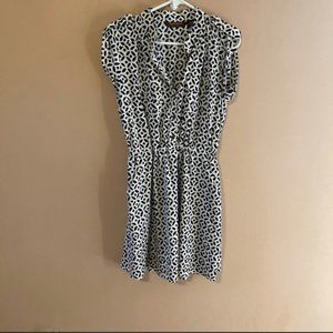 Speed control NewYork mini dress white/navy blue M